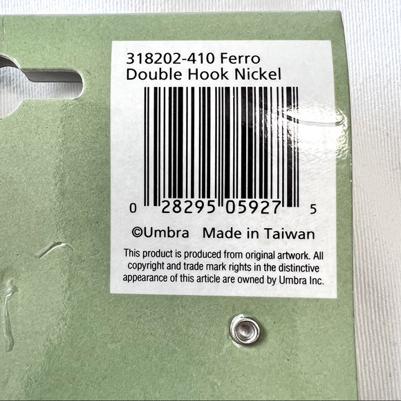 NWT multiples available! UMBRA Vintish double wall hooks brushed nickel … - Picture 3 of 12